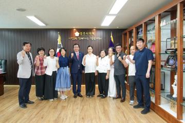 외식산업연합회 임원진 내방