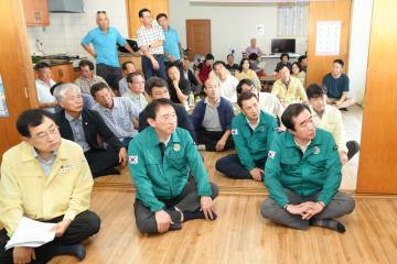 경주시 가뭄피해 지역 현장 방문
