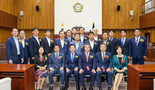 제8대 경주시의회 후반기 의장단 선출 사진