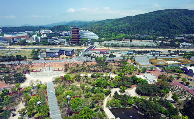 경주세계문화엑스포공원 항공사진