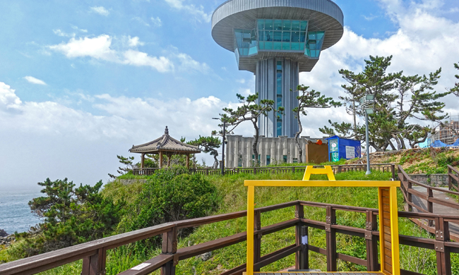 경주 주상절리 전망대 전경