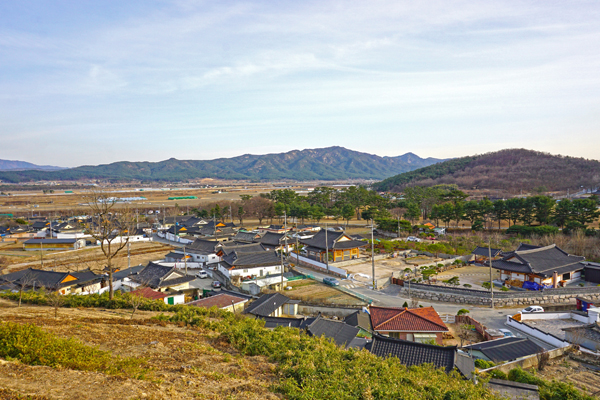 경주 서악동 삼층석탑 인근 전망 포인트