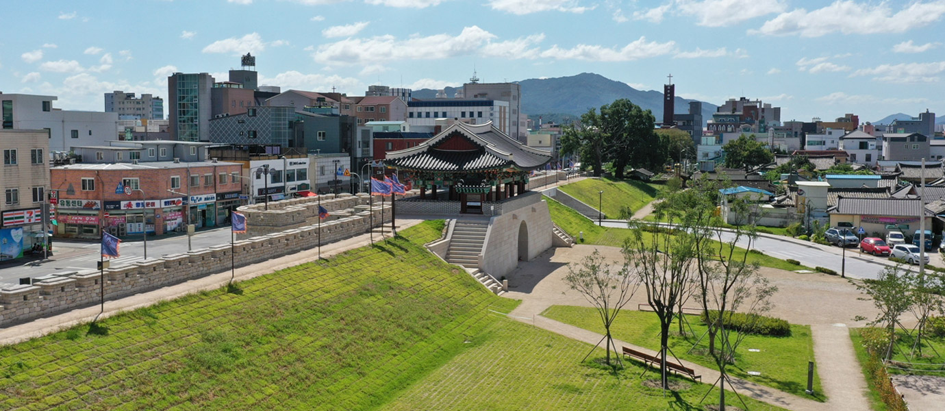 멀리서 바라본 경주읍성