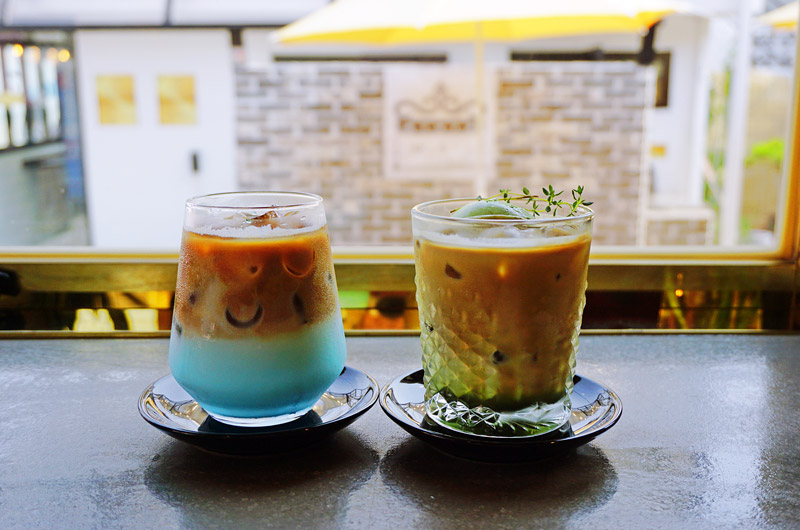 감포라떼와 봉황대라떼