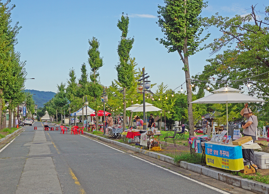 경주 불리단길 밤도깨비 마켓