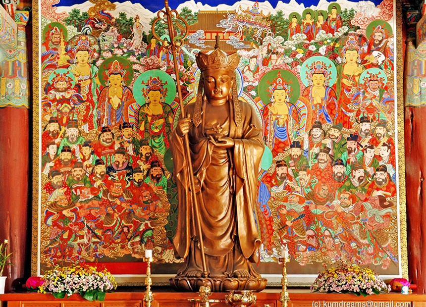 지장보살 청동입상(※출처 : 불국사 홈페이지)