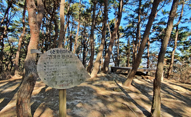 큰갓산 정상부 1