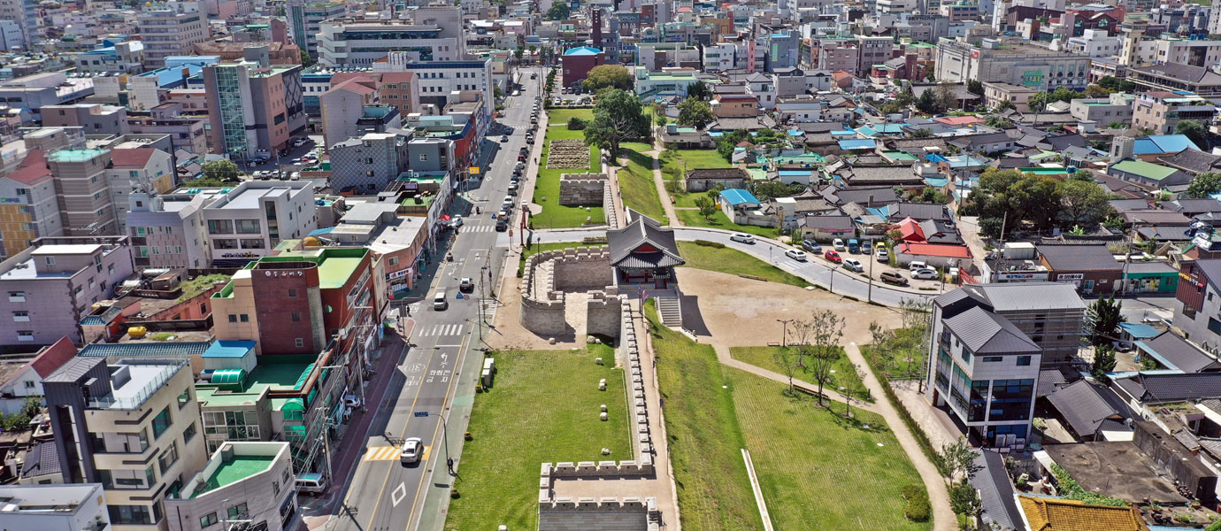 경주읍성 항공사진