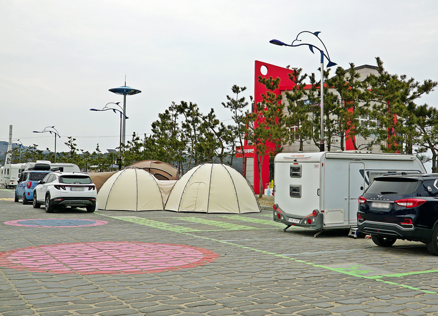 나정 고운모래해변 오토캠핑장