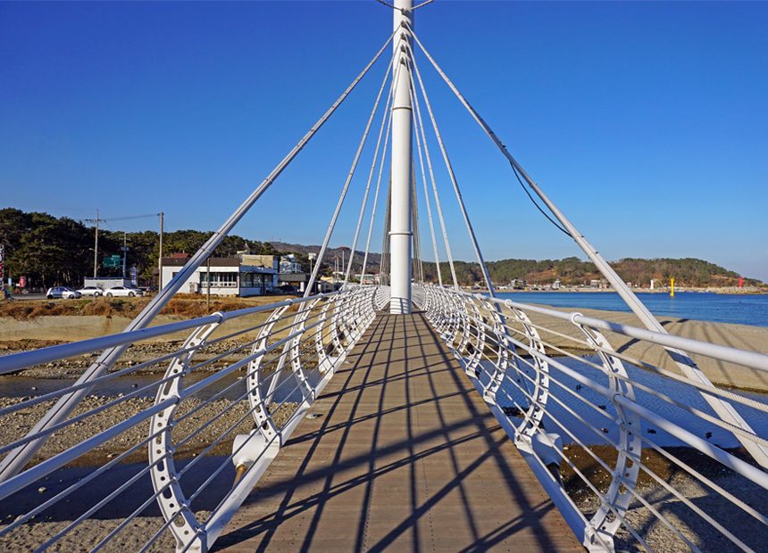 나정 고운모래해변 주변 경관