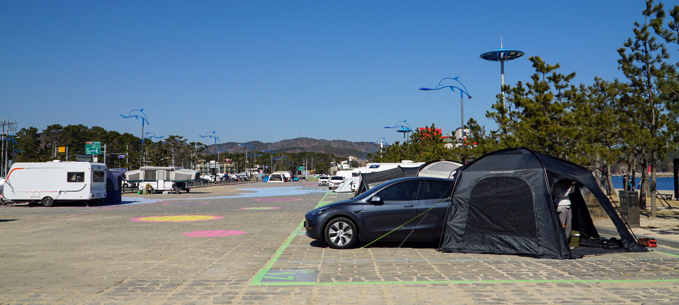 나정 고운모래해변 오토캠핑장 