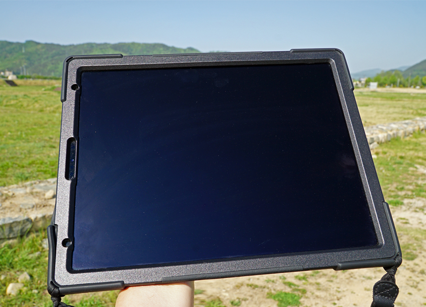 황룡사지 중문과 남회랑 AR체험