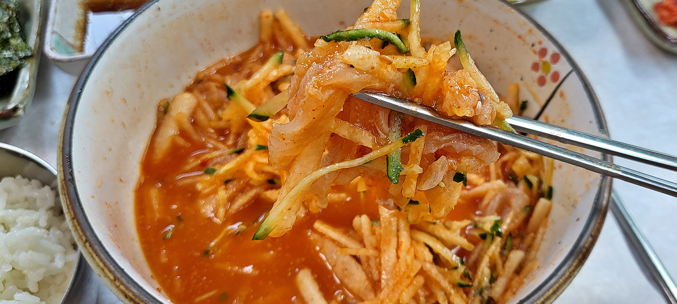 감포 중매인 참가자미 횟집