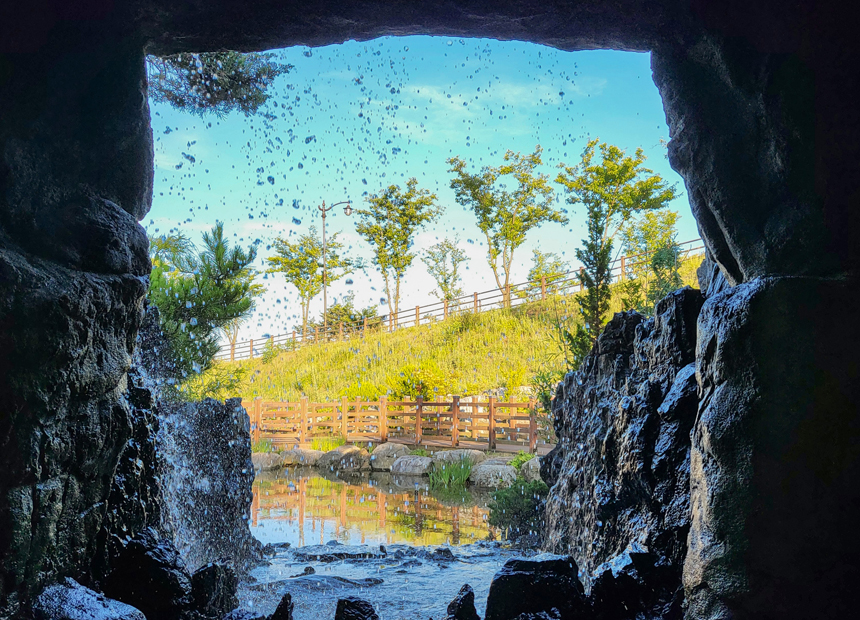 수의지 폭포 전경