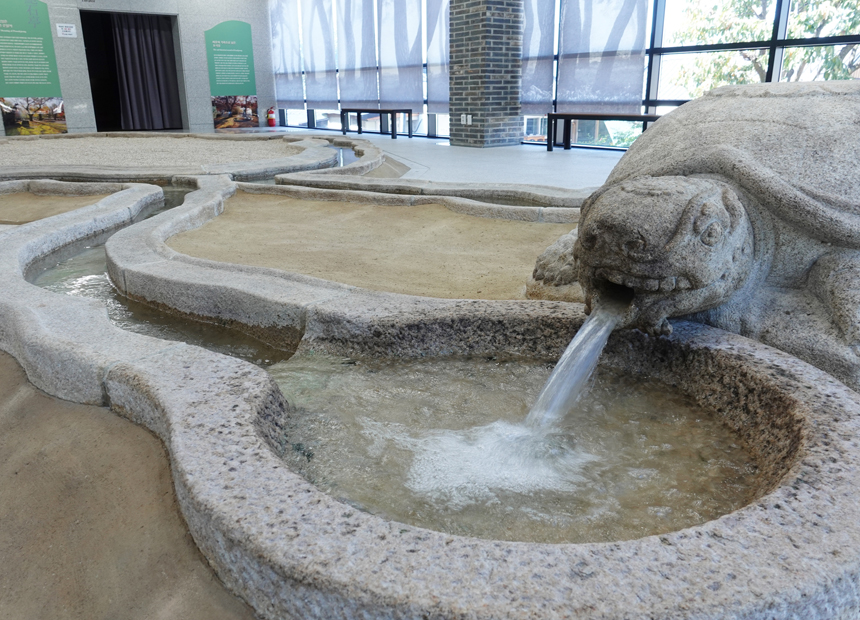 포석정 방문자센터 유상곡수 재현