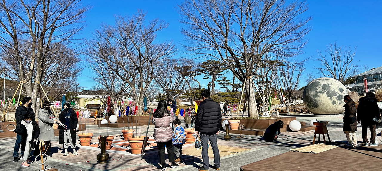 경주 동궁원 지난 설 행사 장면