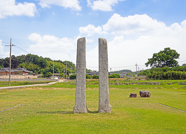 남간사지 당간지주