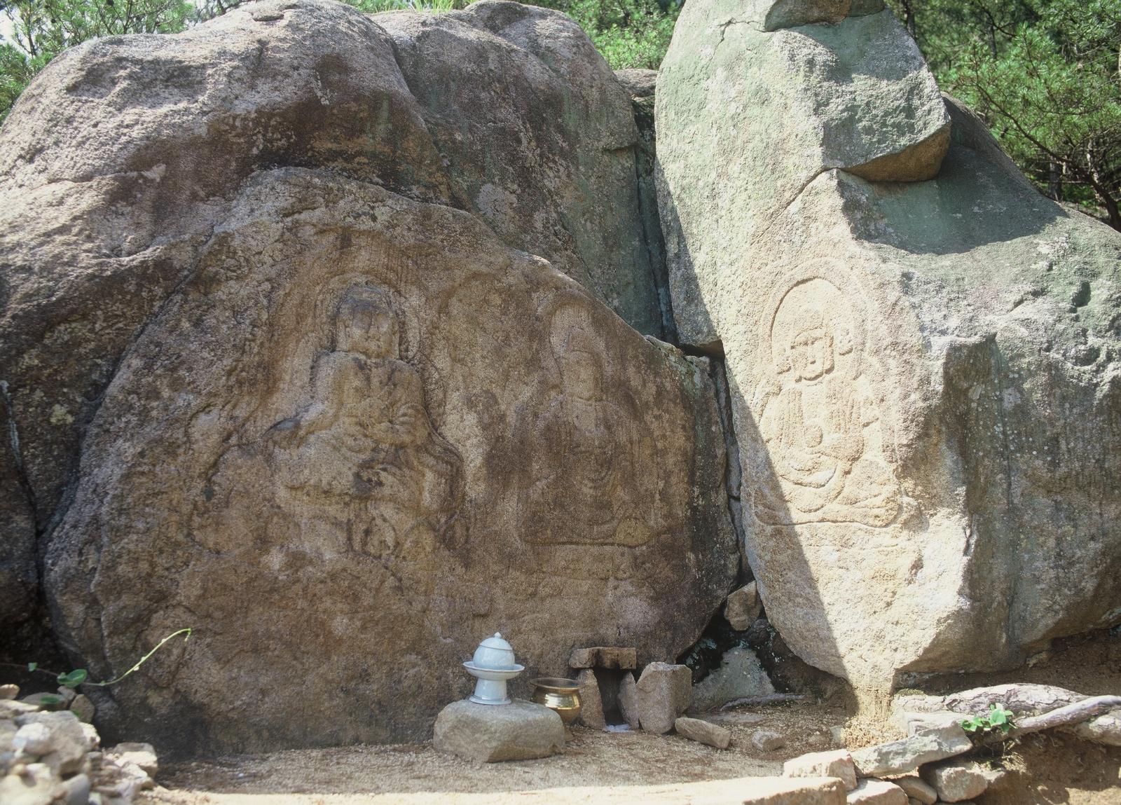 배리윤을곡마애불좌상7