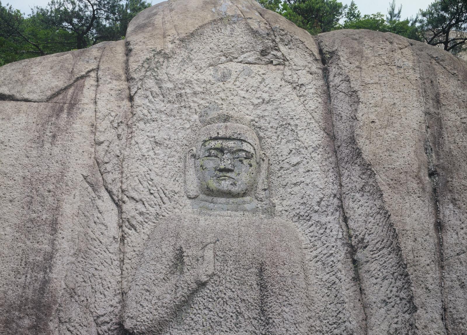 백운대마애불입상4