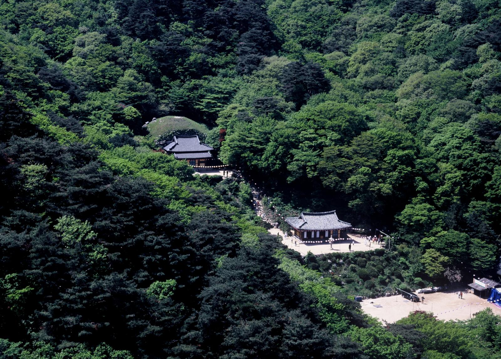 석굴암항공사진3