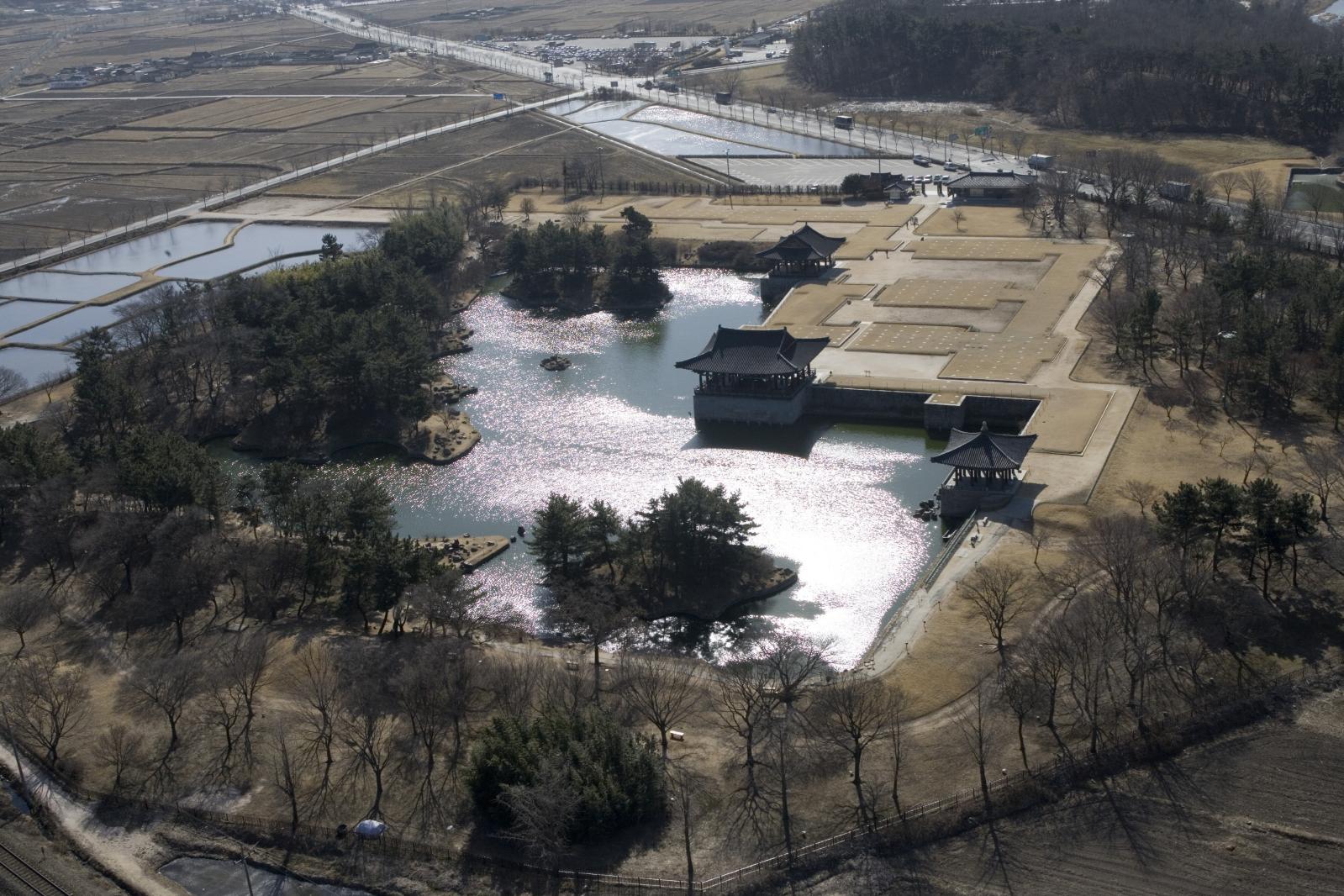 안압지 항공사진9