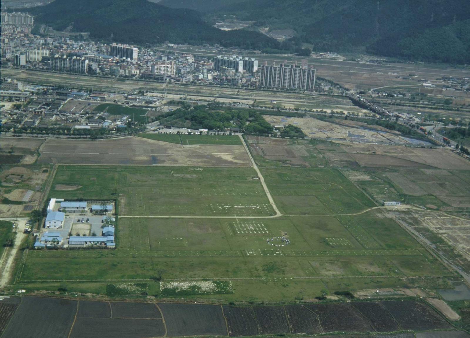 황룡사지항공사진4