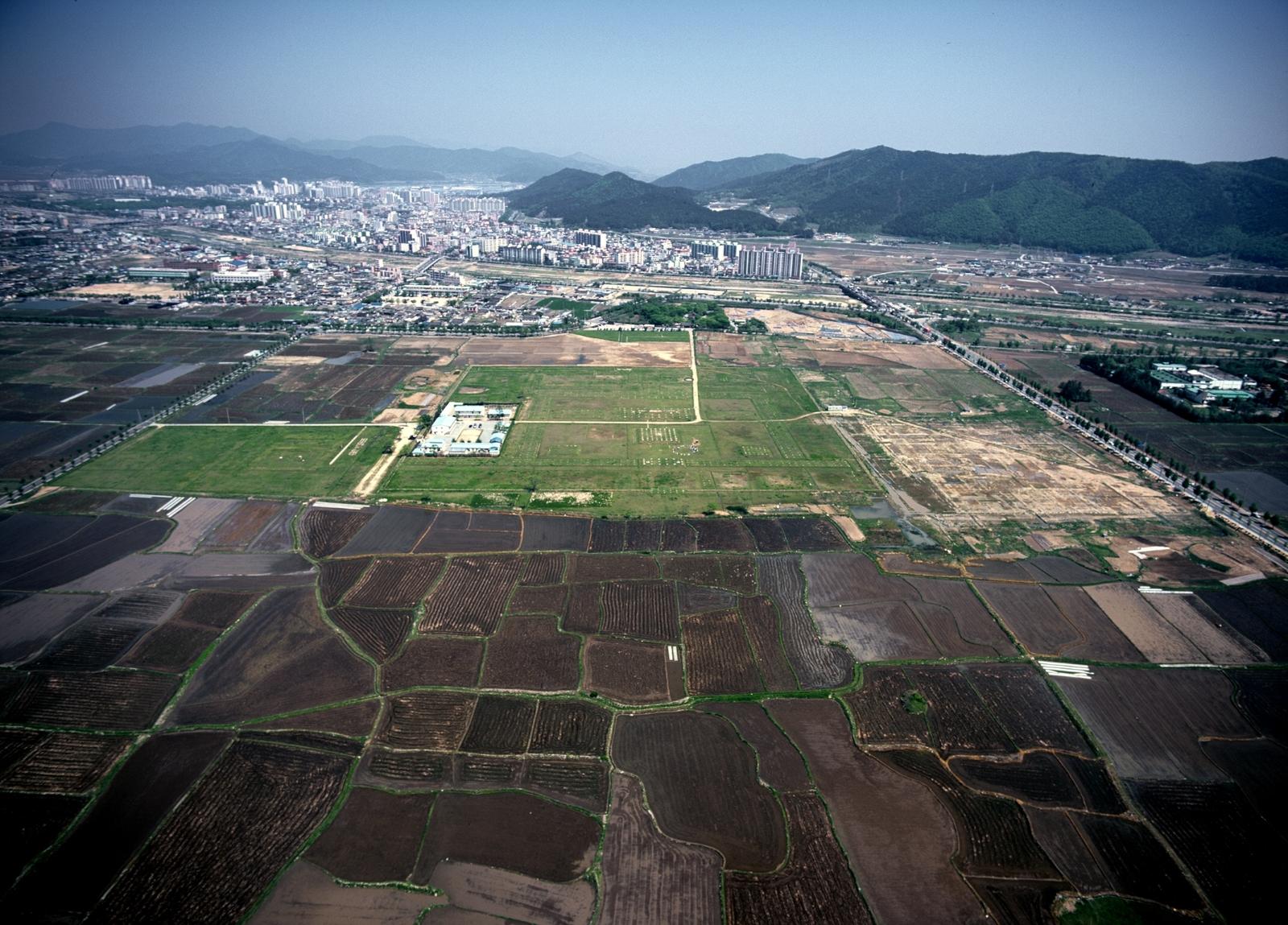황룡사지항공사진3